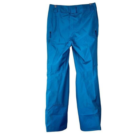 Patagonia Men's Powder Town Pants SMALL Belay Blue Ski Snowboard Snow Winter - Picture 2 of 6